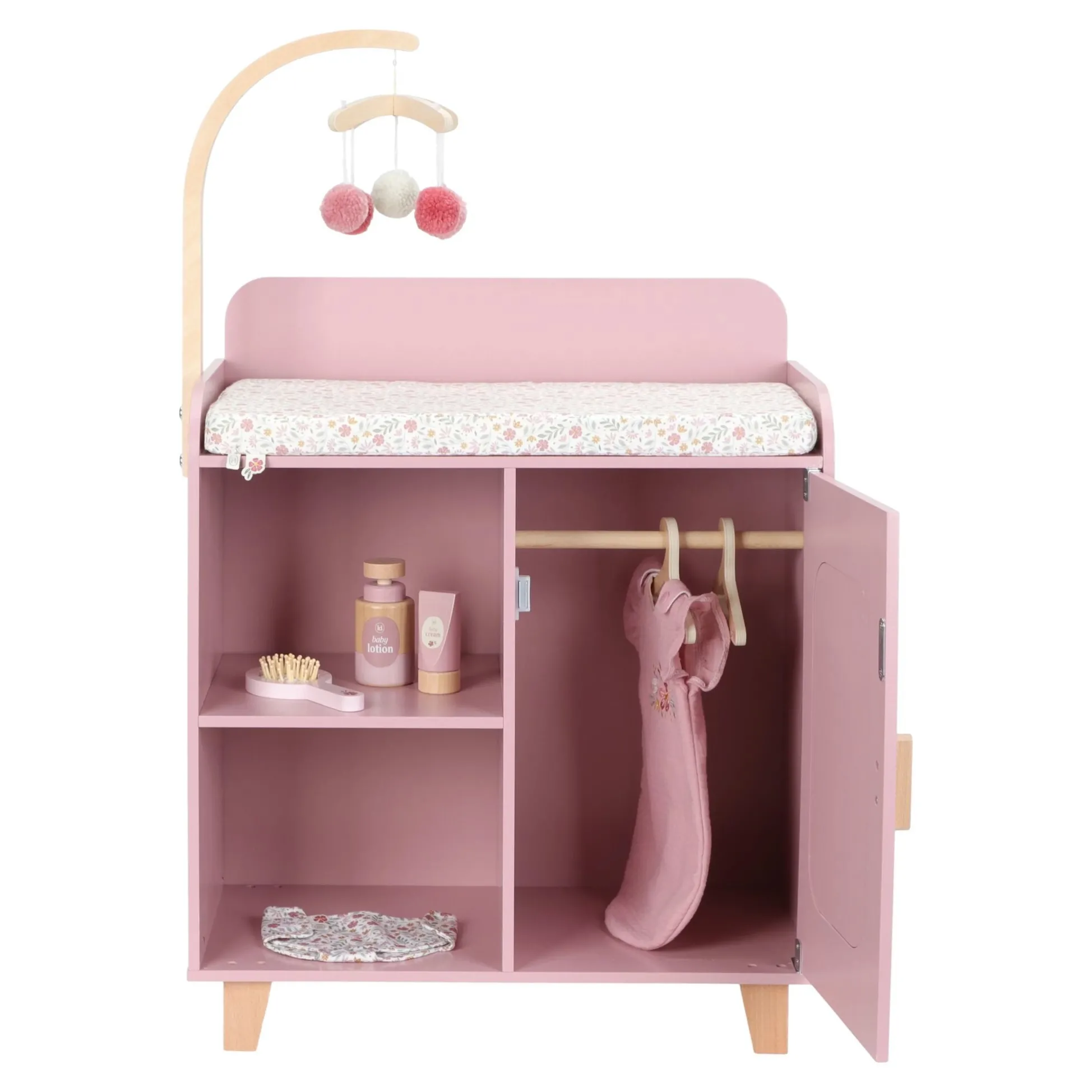 Doll changing table – Pink – Essentials