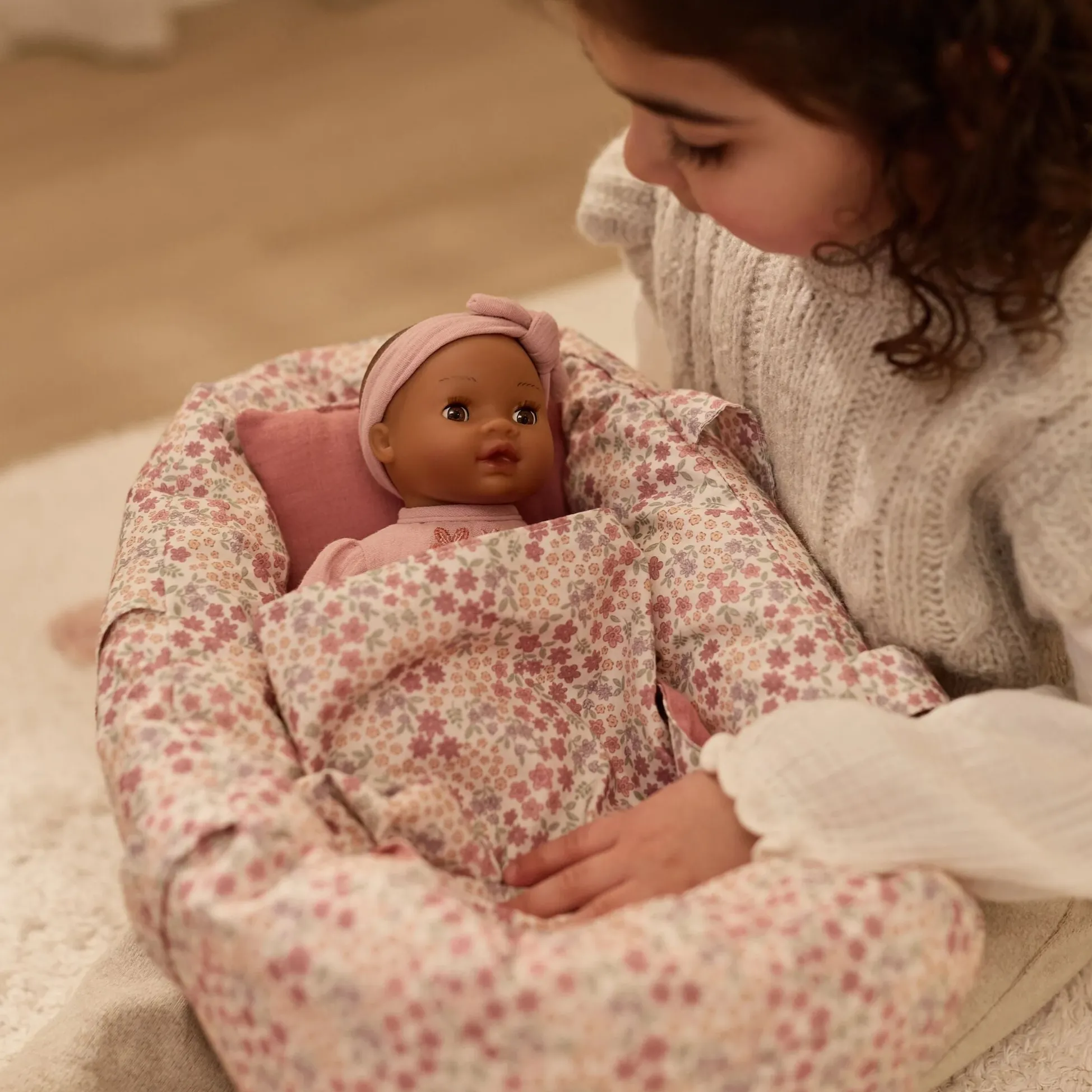 Doll's carrycot - Pink