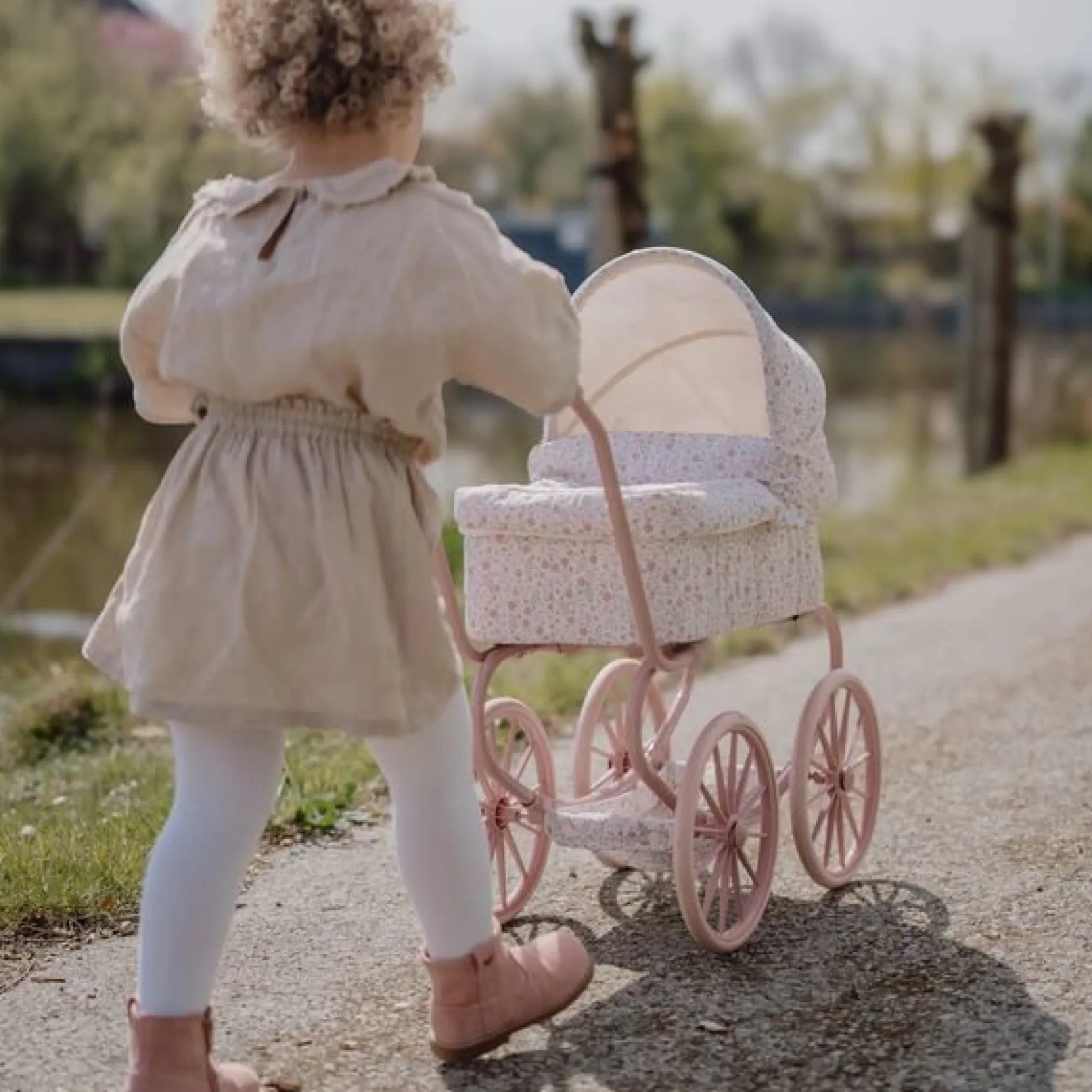 Doll stroller - Essentials - Soft Flowers