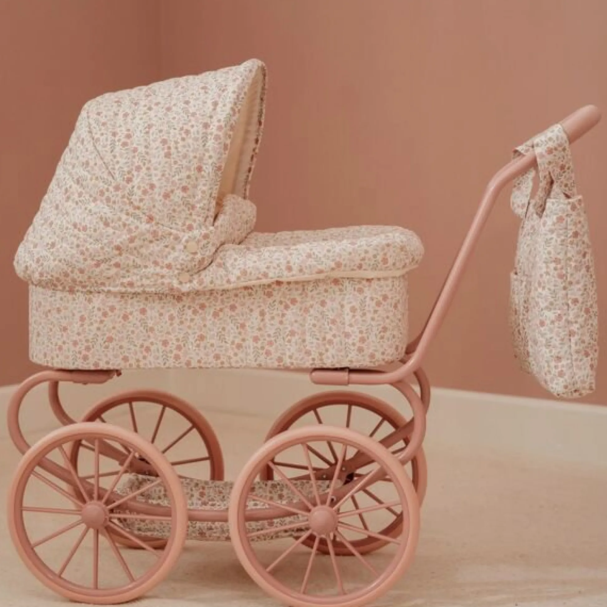 Doll stroller - Essentials - Soft Flowers