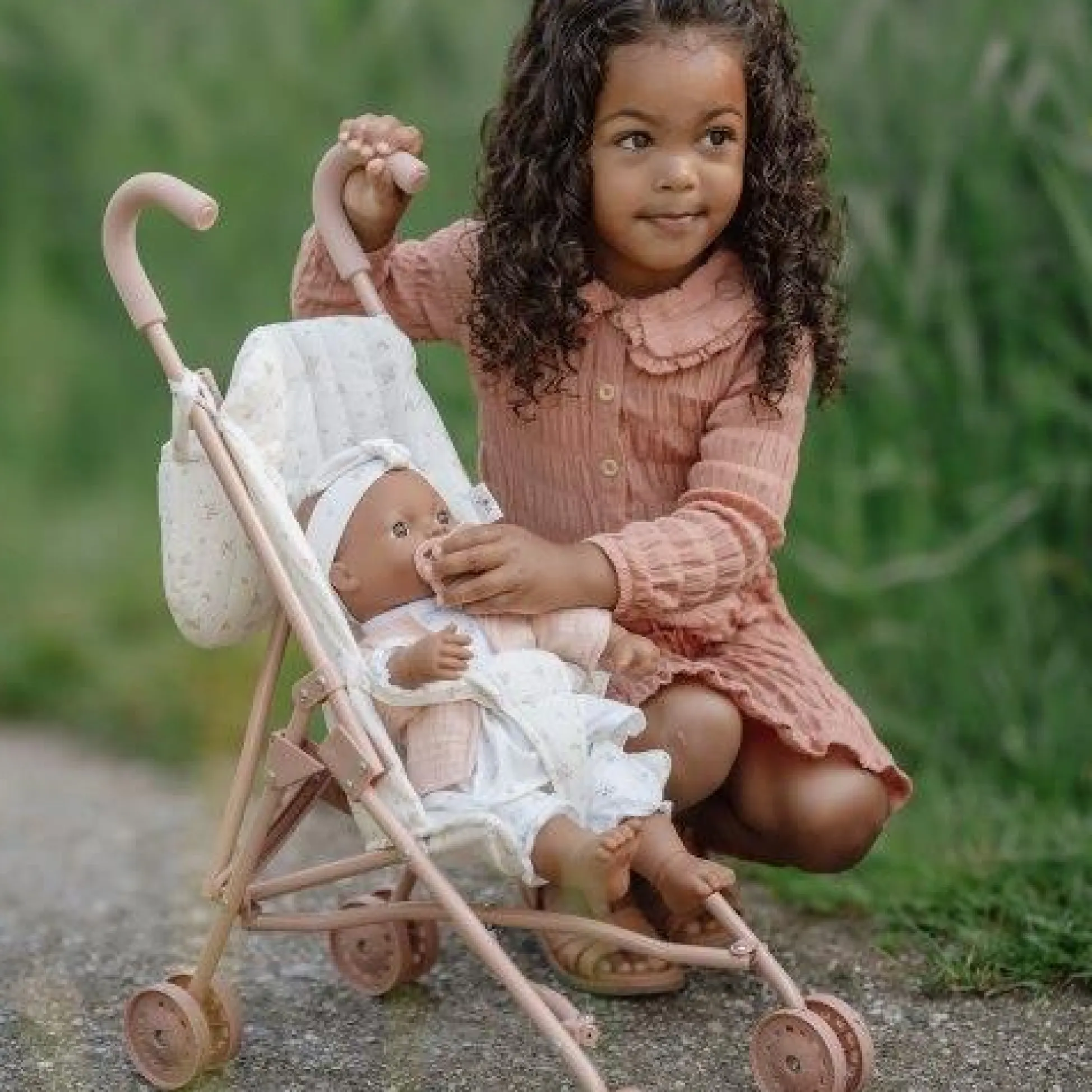 Doll stroller – Multicolored – Essentials – White Meadows