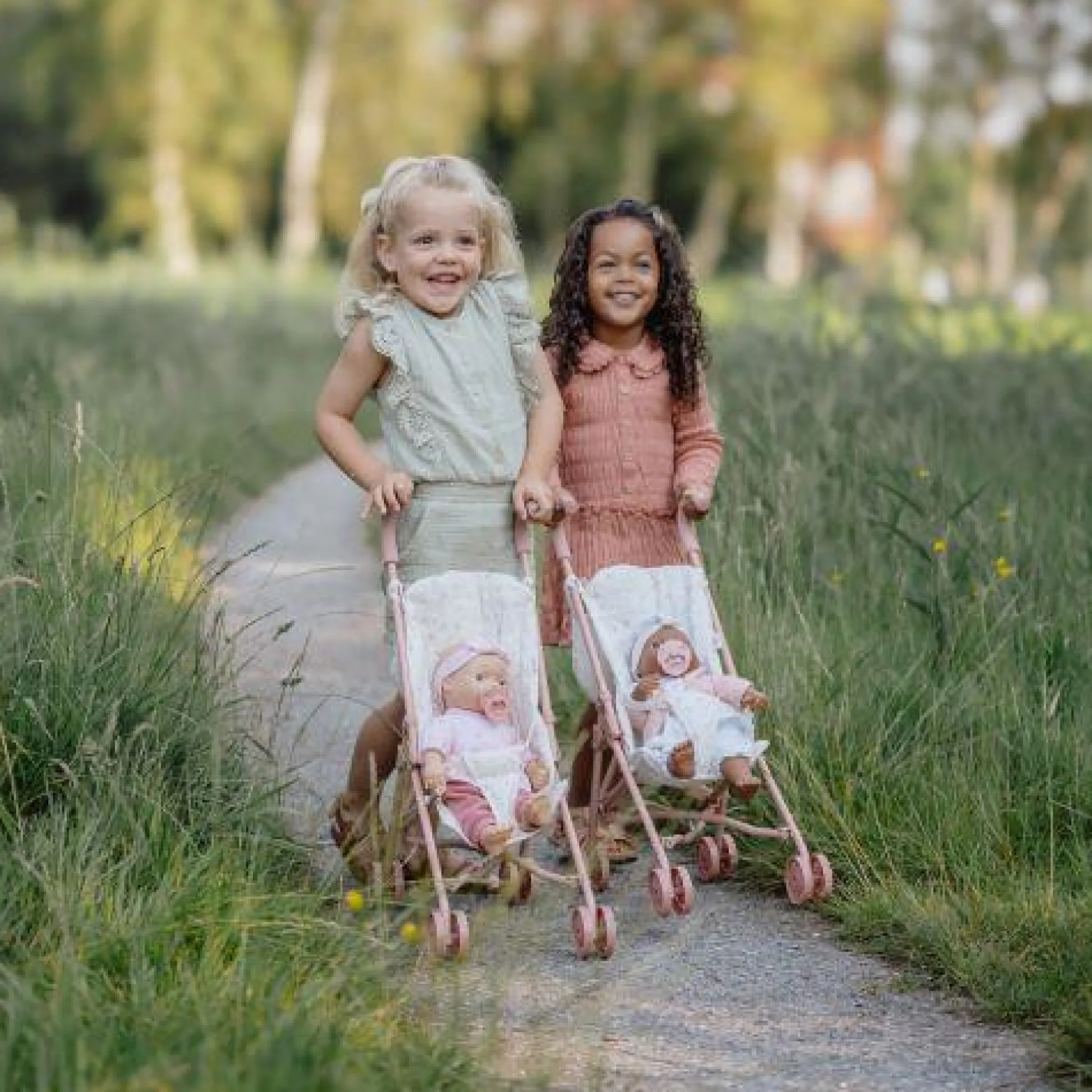 Doll stroller – Multicolored – Essentials – White Meadows