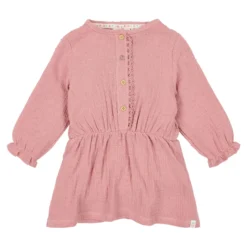Dress - Long Sleeve - Pink