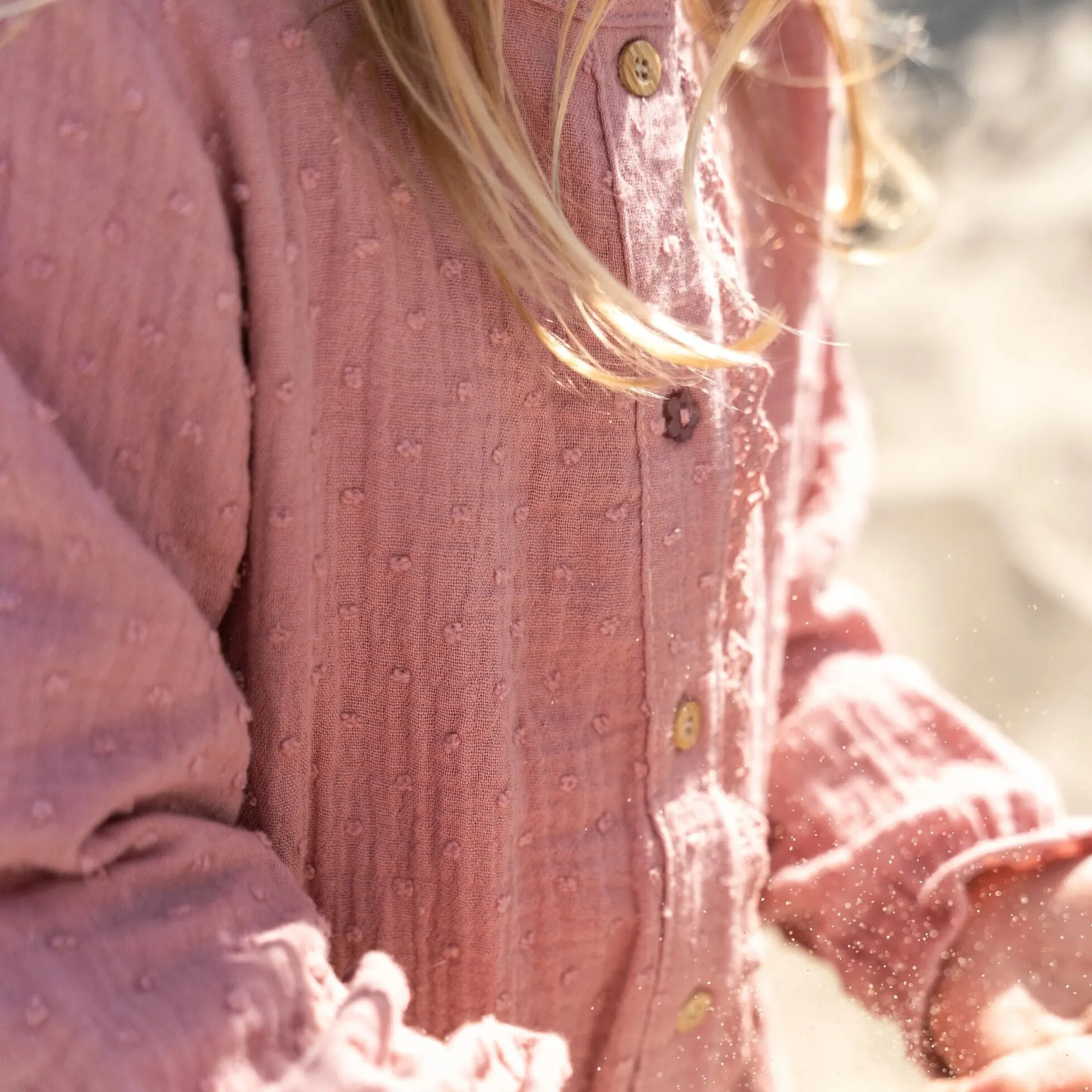 Dress - Long Sleeve - Pink