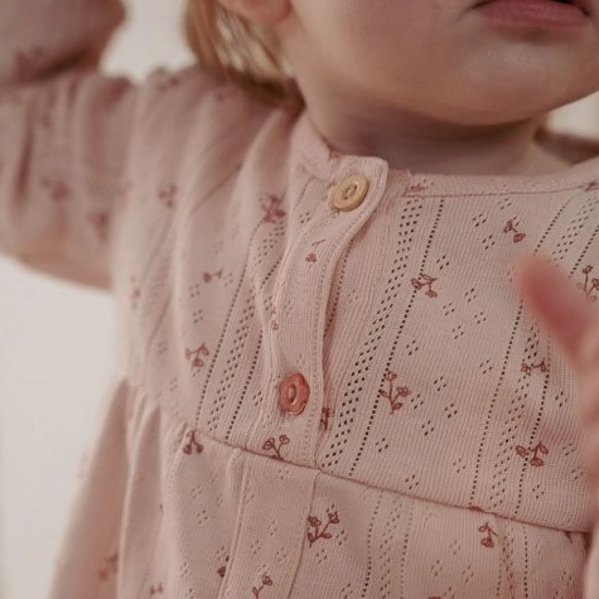 Dress long sleeve - Pink - Fairy Garden - Fairy Flowers