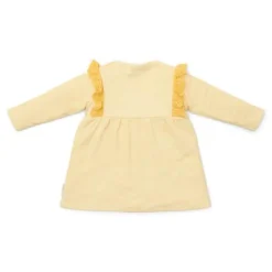 Dress long sleeve - Yellow - Little Farm - Checkered