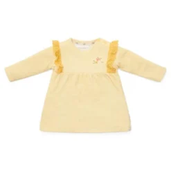 Dress long sleeve - Yellow - Little Farm - Checkered