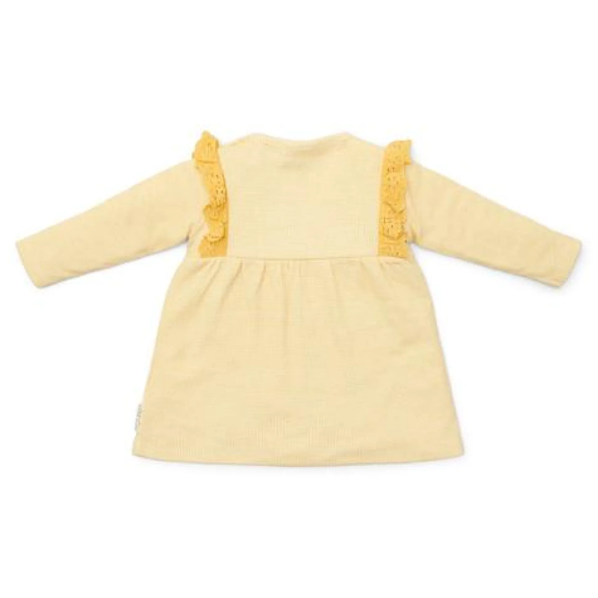 Dress long sleeve - Yellow - Little Farm - Checkered