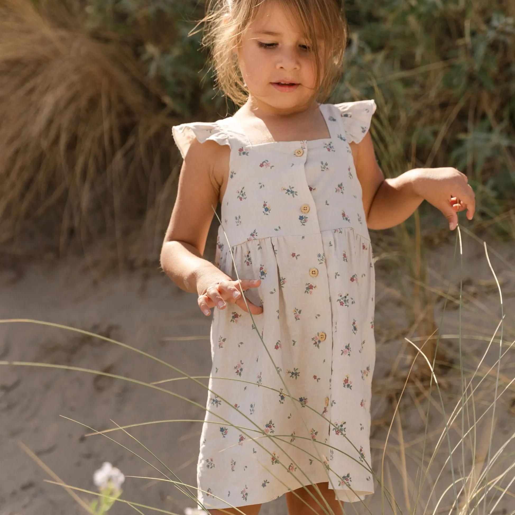 Dress - Sleeveless - Sand - Fairy Bloom