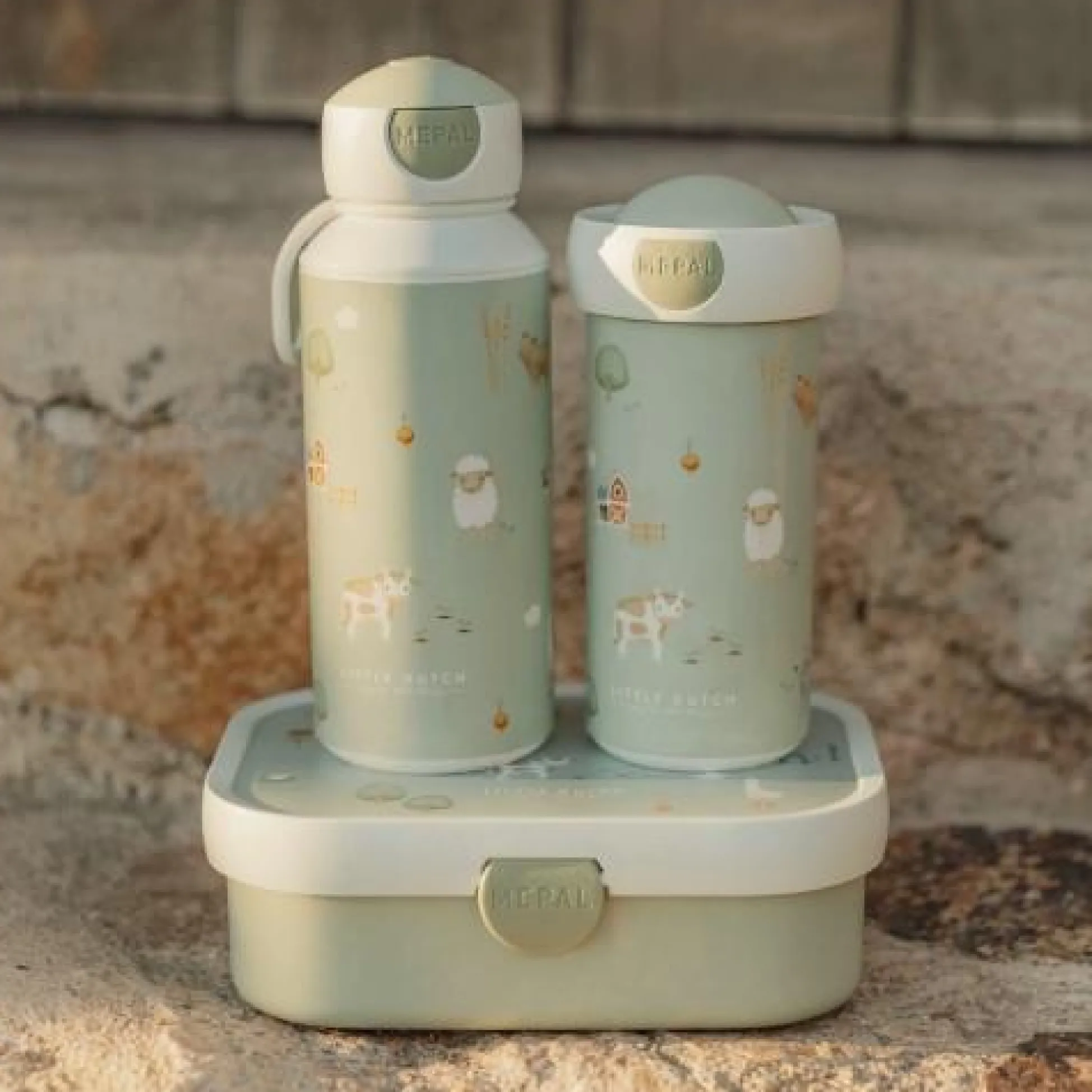 Drinking bottle - Green - Little Farm