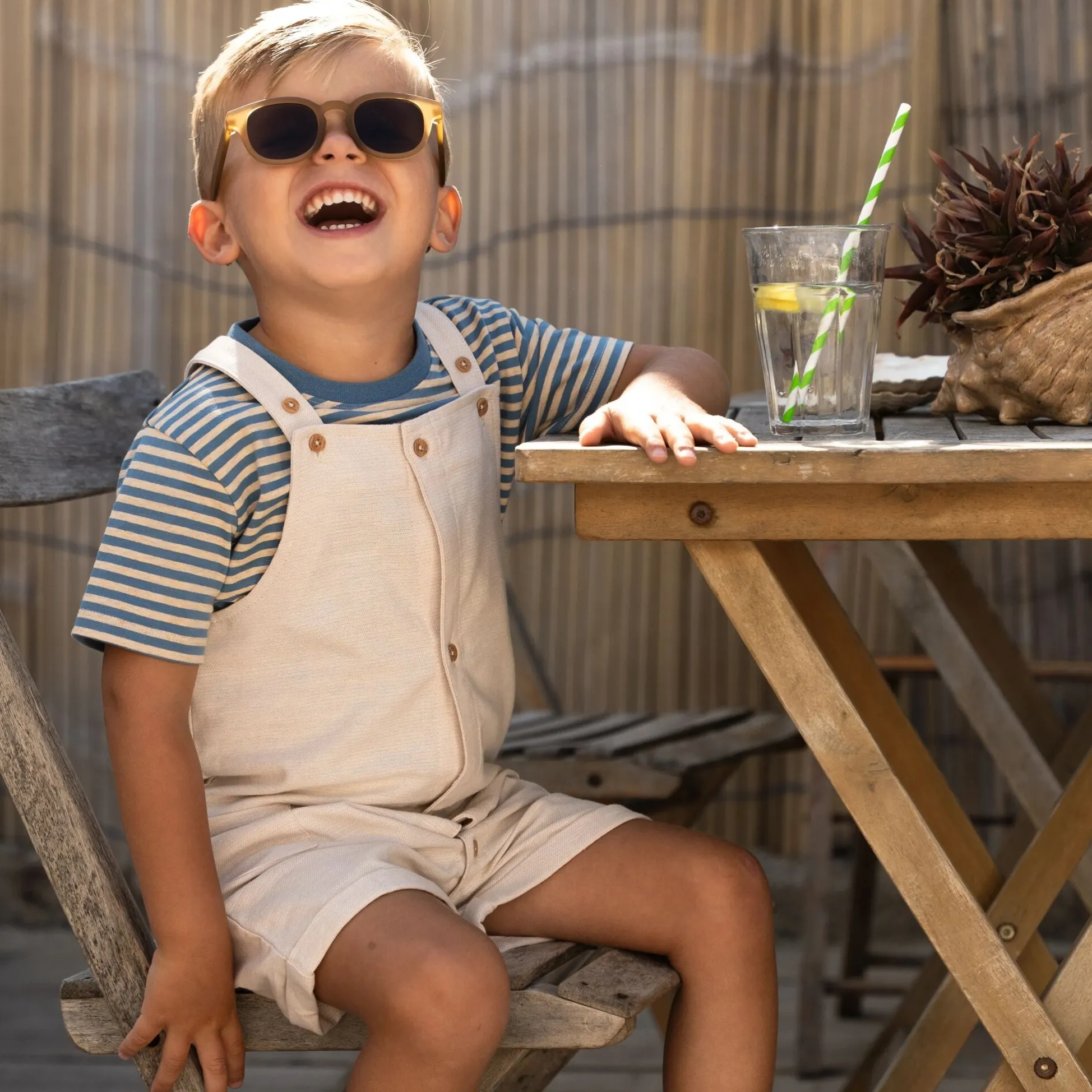 Dungarees - Sand