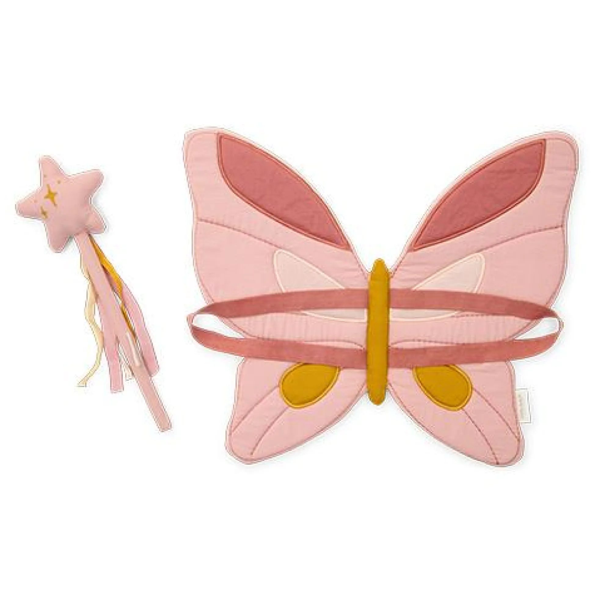Fairy wings and magic wand - Pink - Fairy Garden