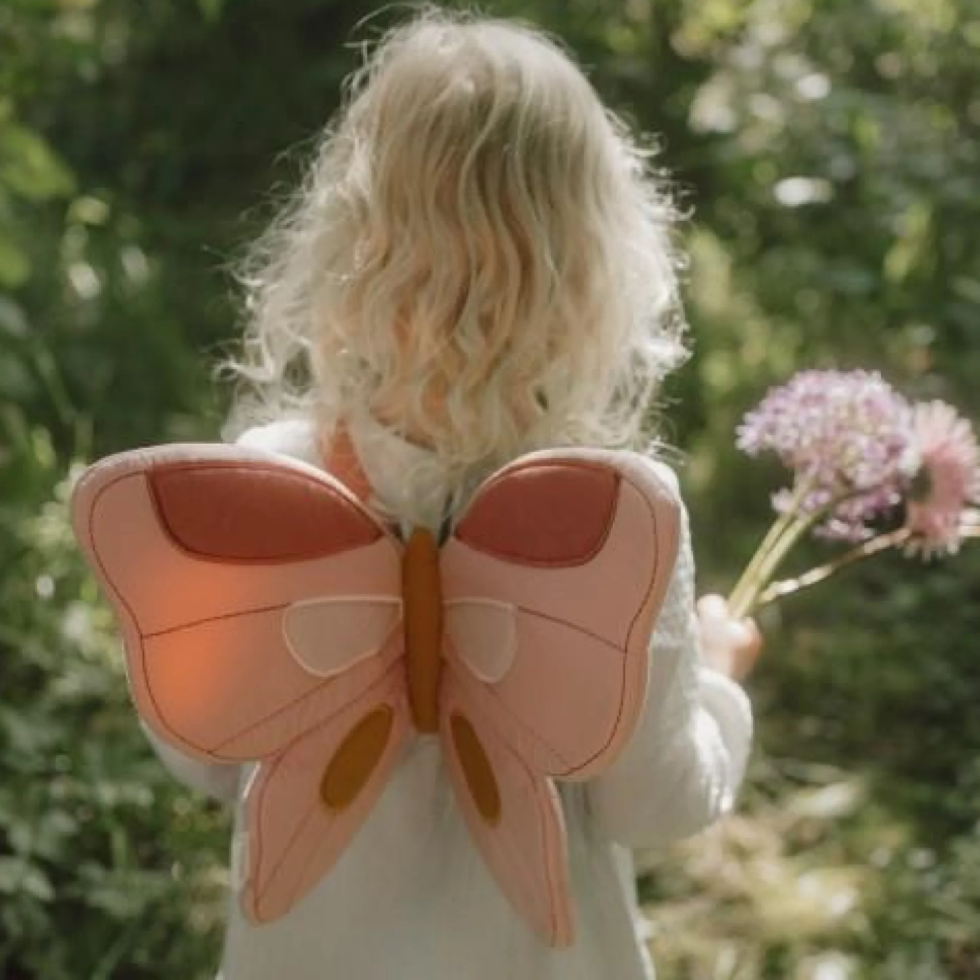 Fairy wings and magic wand - Pink - Fairy Garden