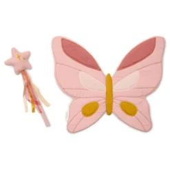 Fairy wings and magic wand - Pink - Fairy Garden