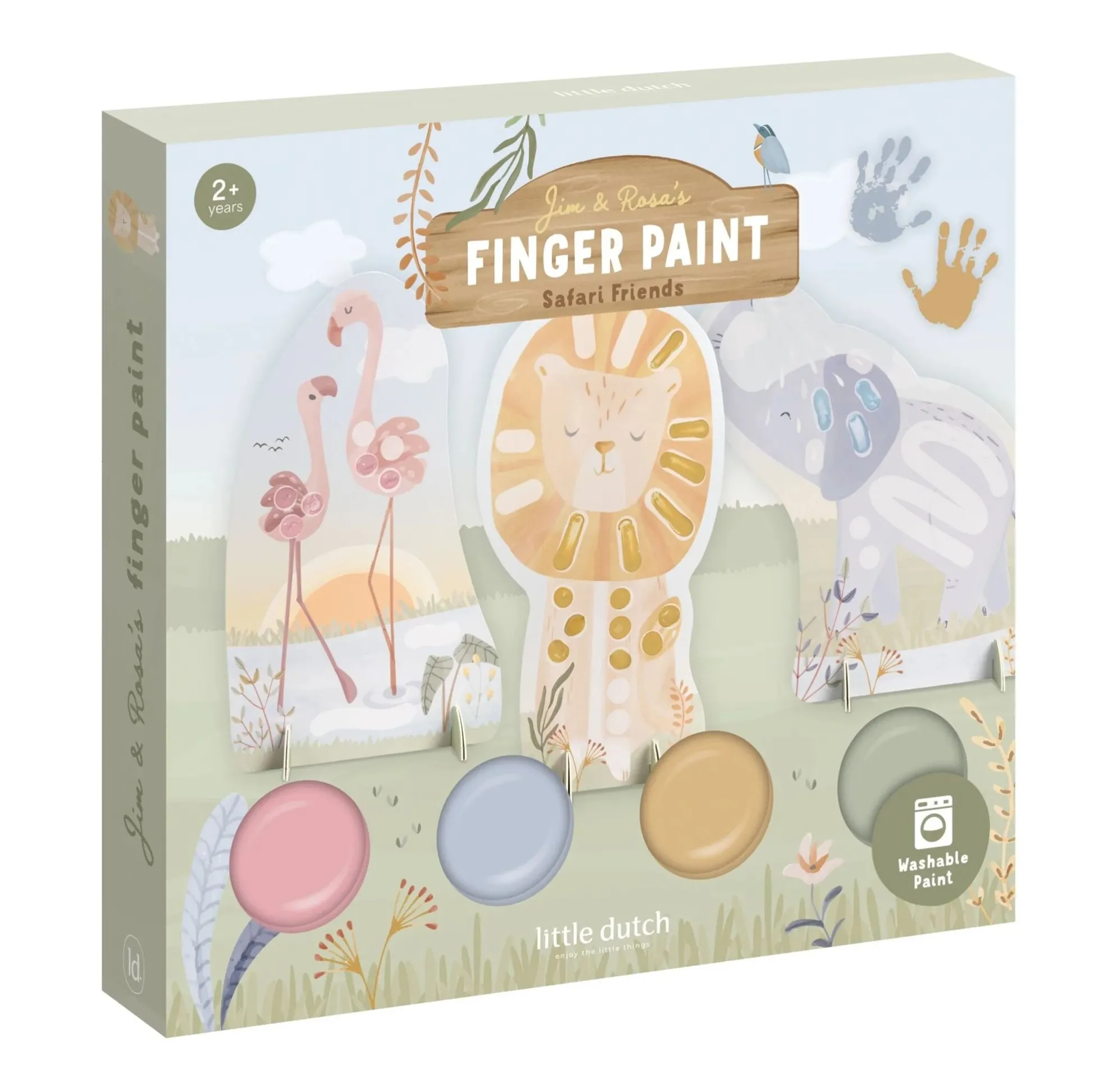Finger painting set - Jim and Rosa
