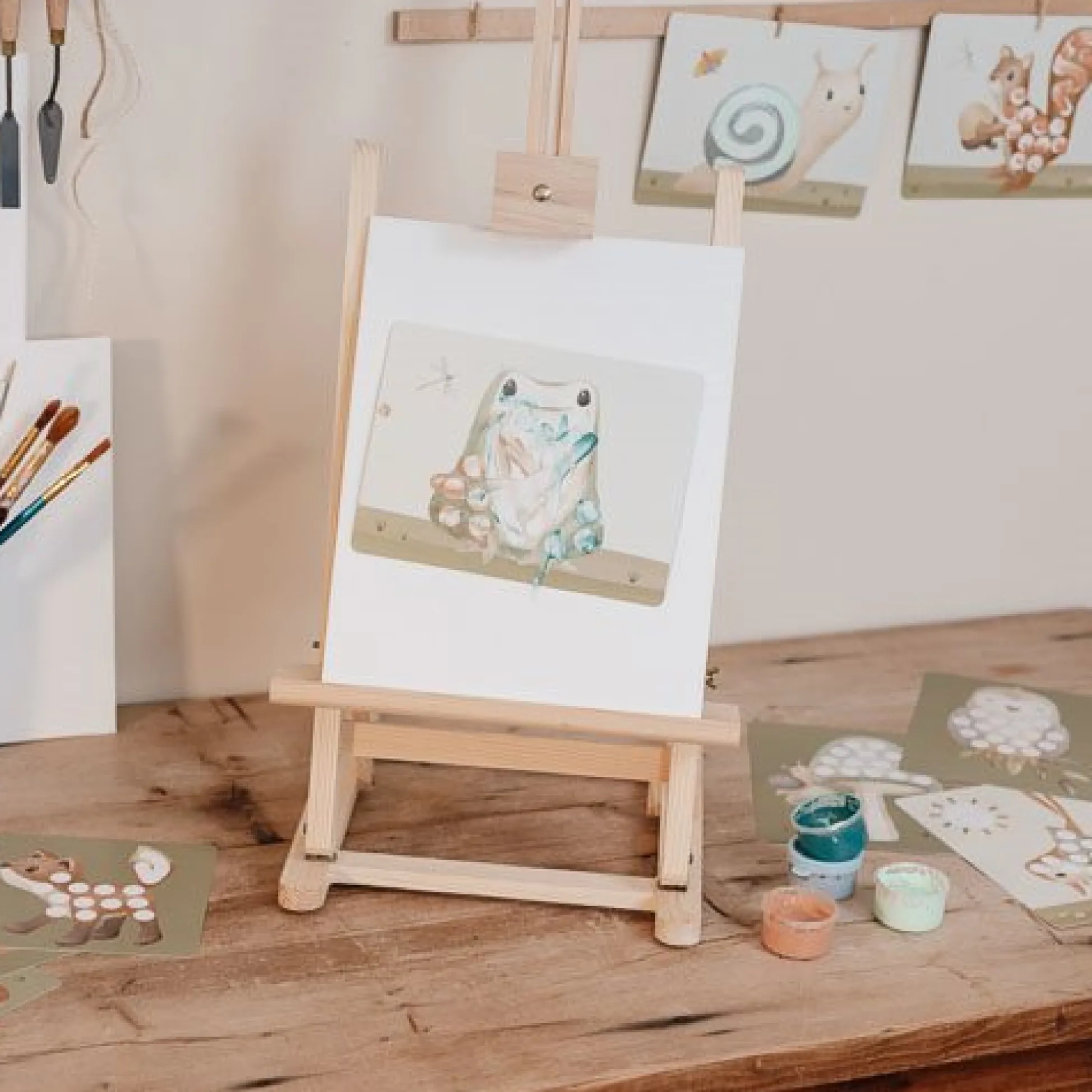 Finger paint set - Forest Friends