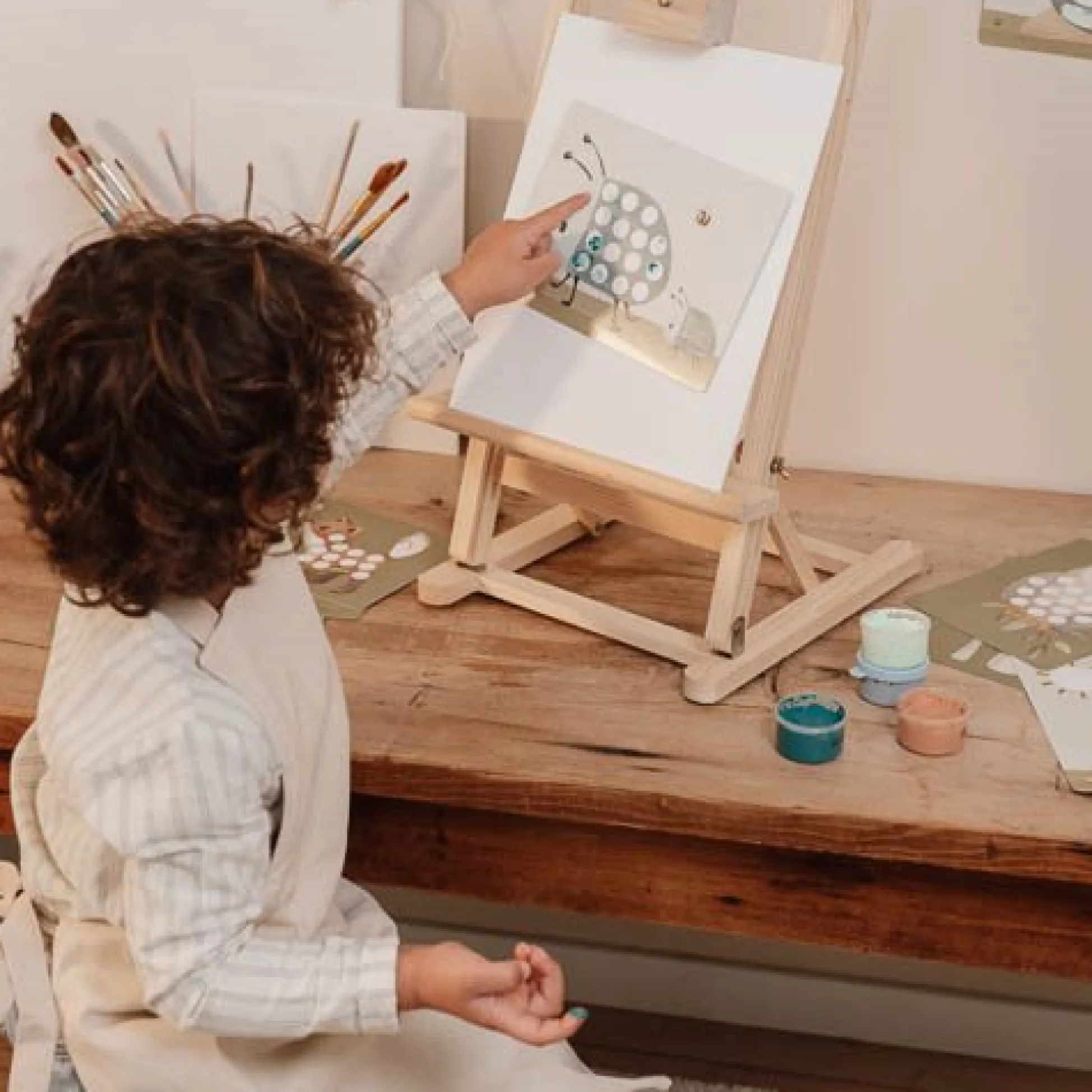 Finger paint set - Forest Friends