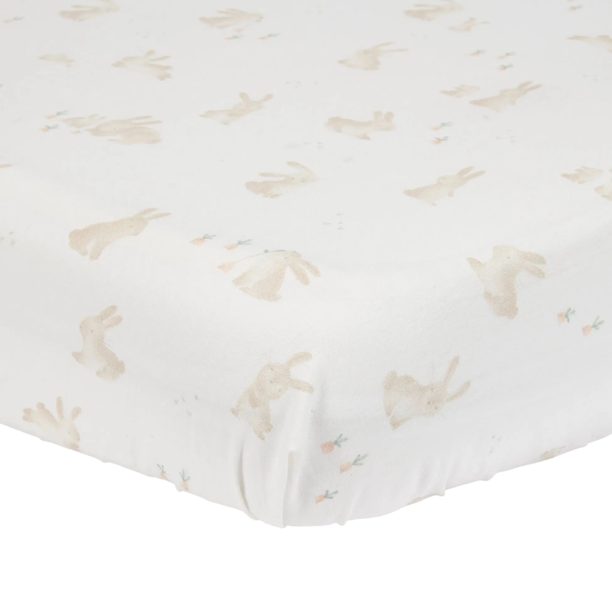 Fitted Sheet Junior 70x140/150 cm - White - Baby Bunny