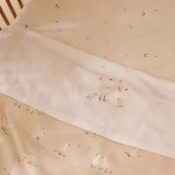 Fitted sheet - White - 70 x 140/150 cm - Moon & Stars