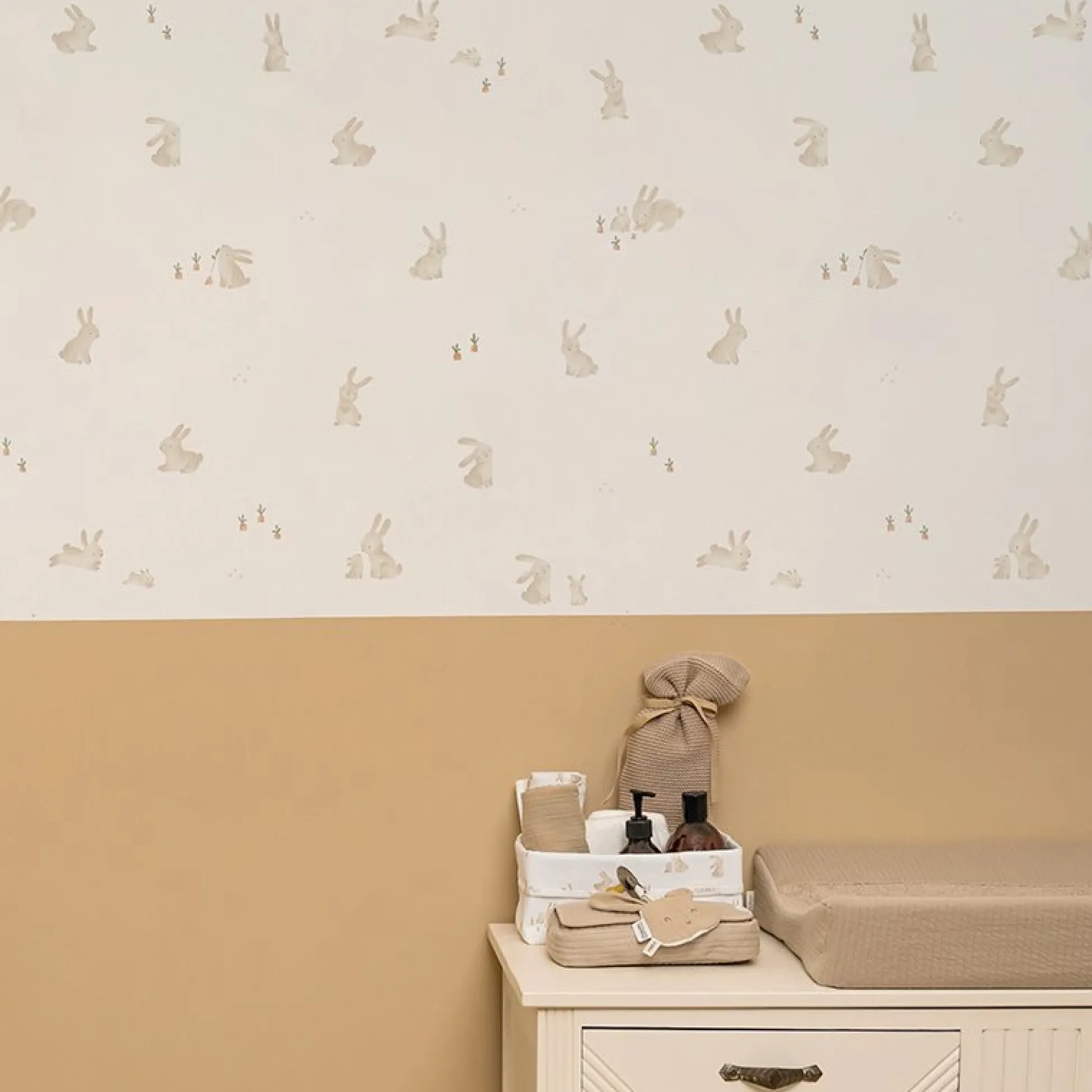 Fleece wallpaper Baby Bunny