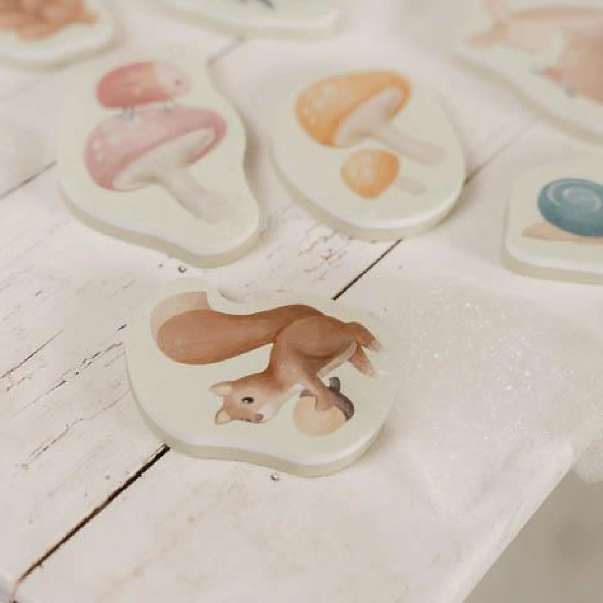 Foam figures - Multicolored - Forest Friends