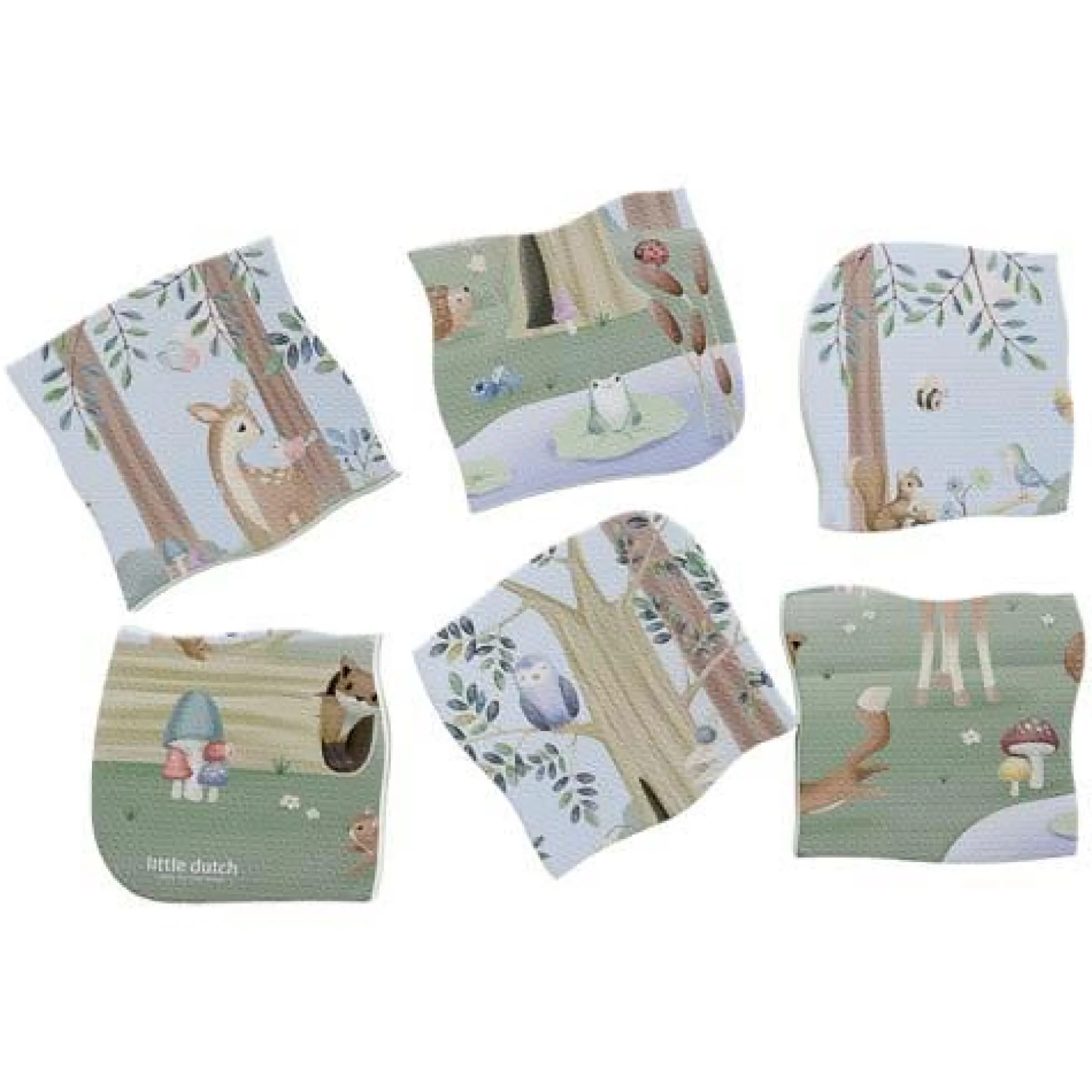 Foam puzzle - Multicolored - Forest Friends