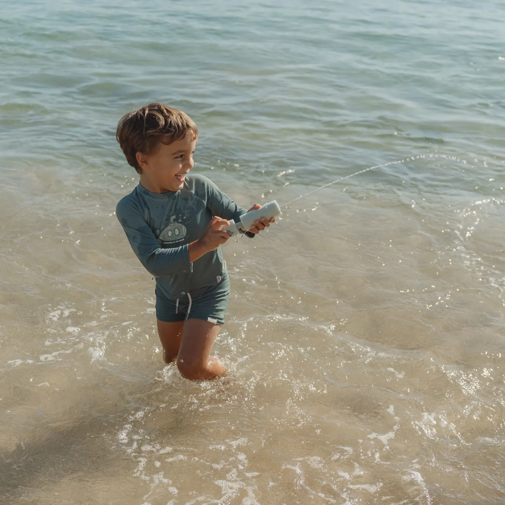 Foam Water Gun - Blue - Ocean World