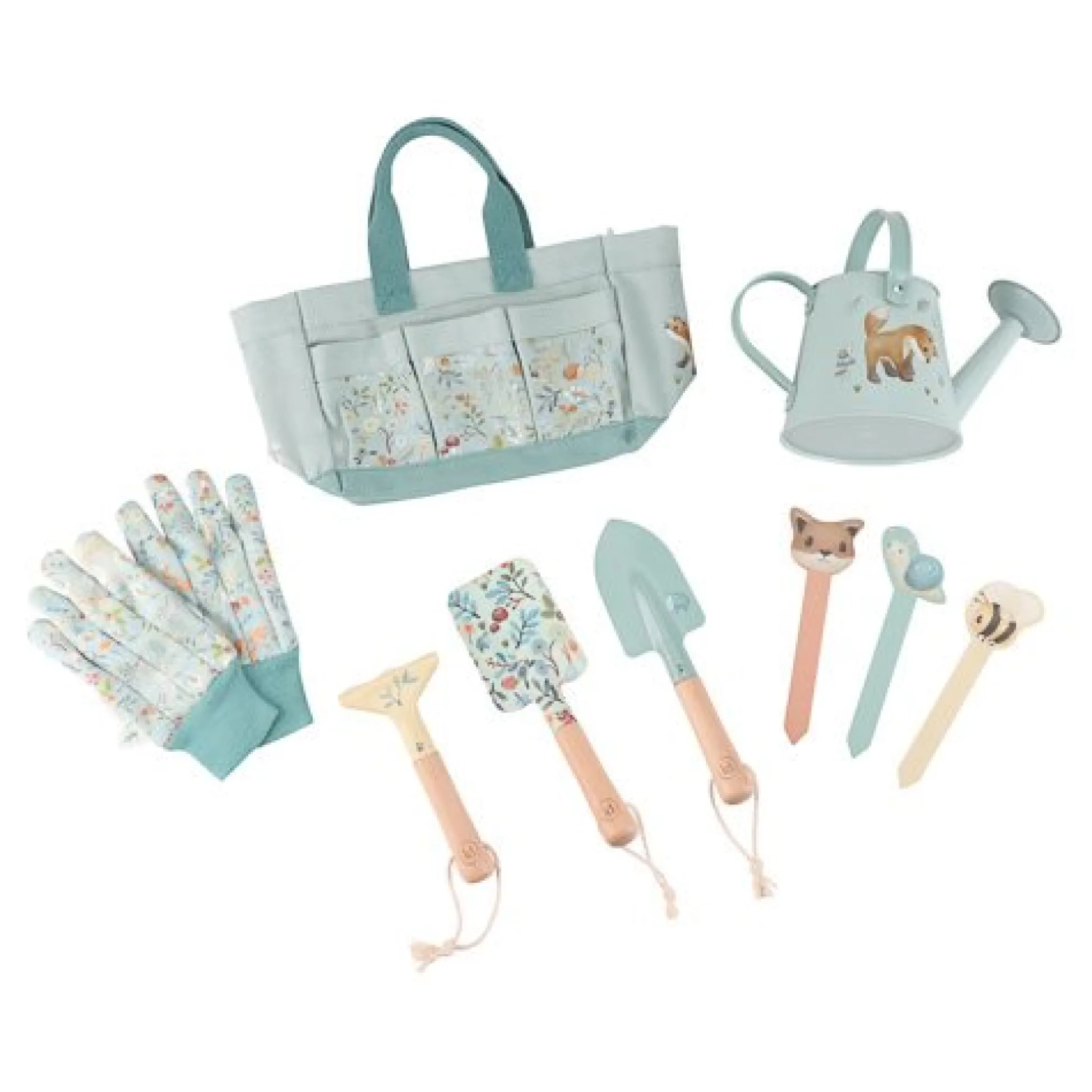 Garden gift set 10-piece - Blue - Forest Friends