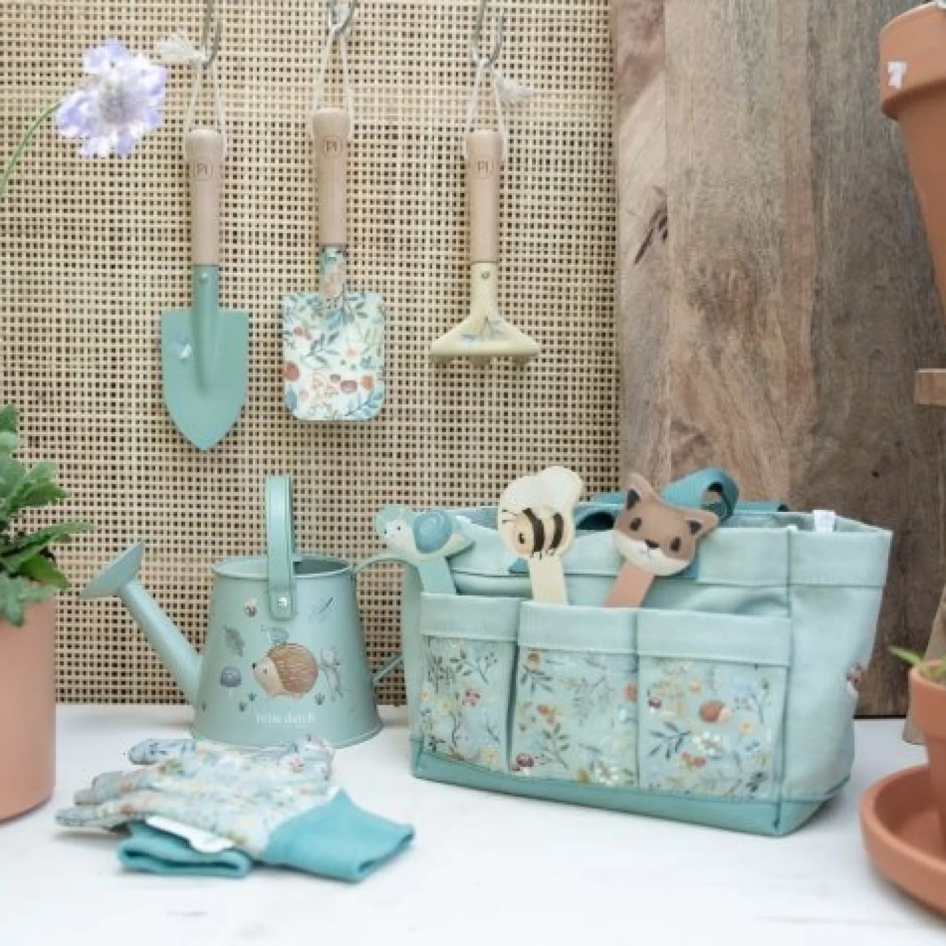 Garden gift set 10-piece - Blue - Forest Friends