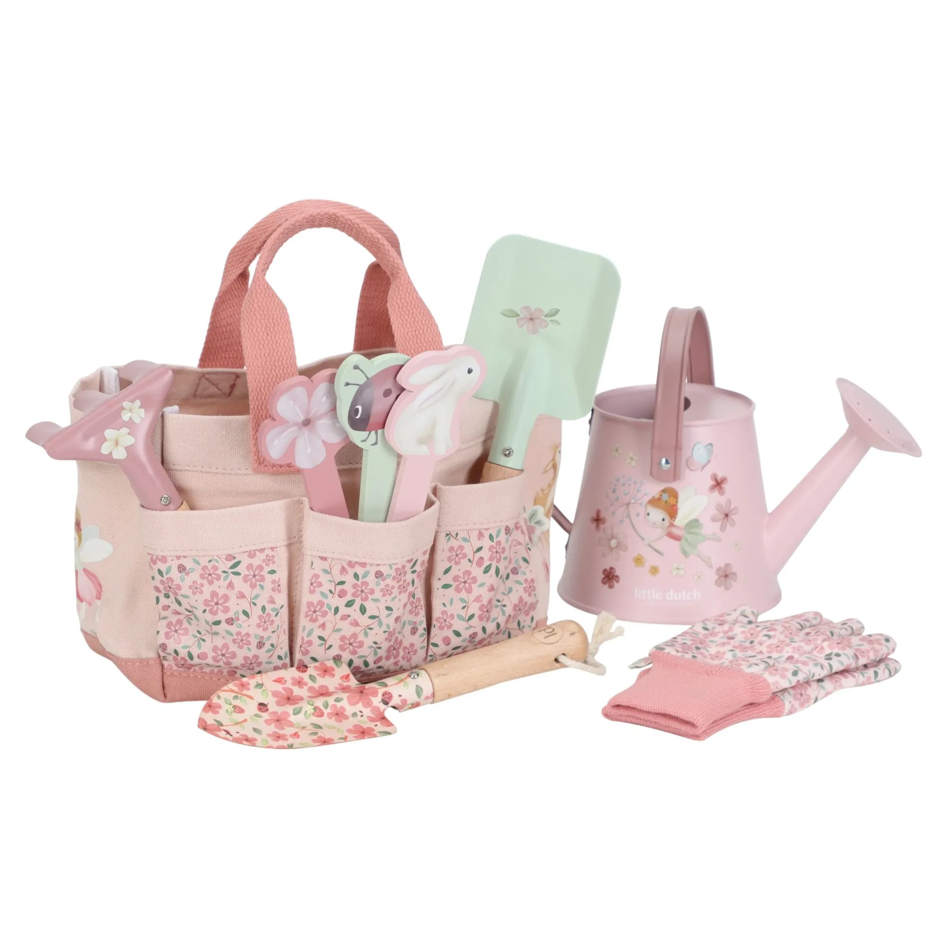 Garden gift set - 5-piece - Pink