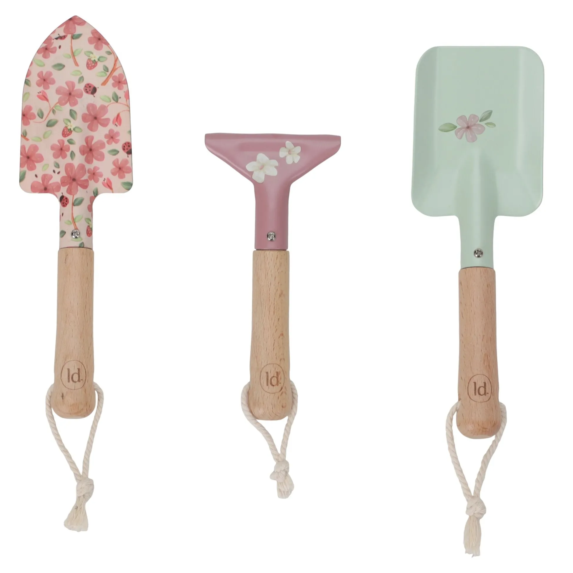 Garden gift set - 5-piece - Pink