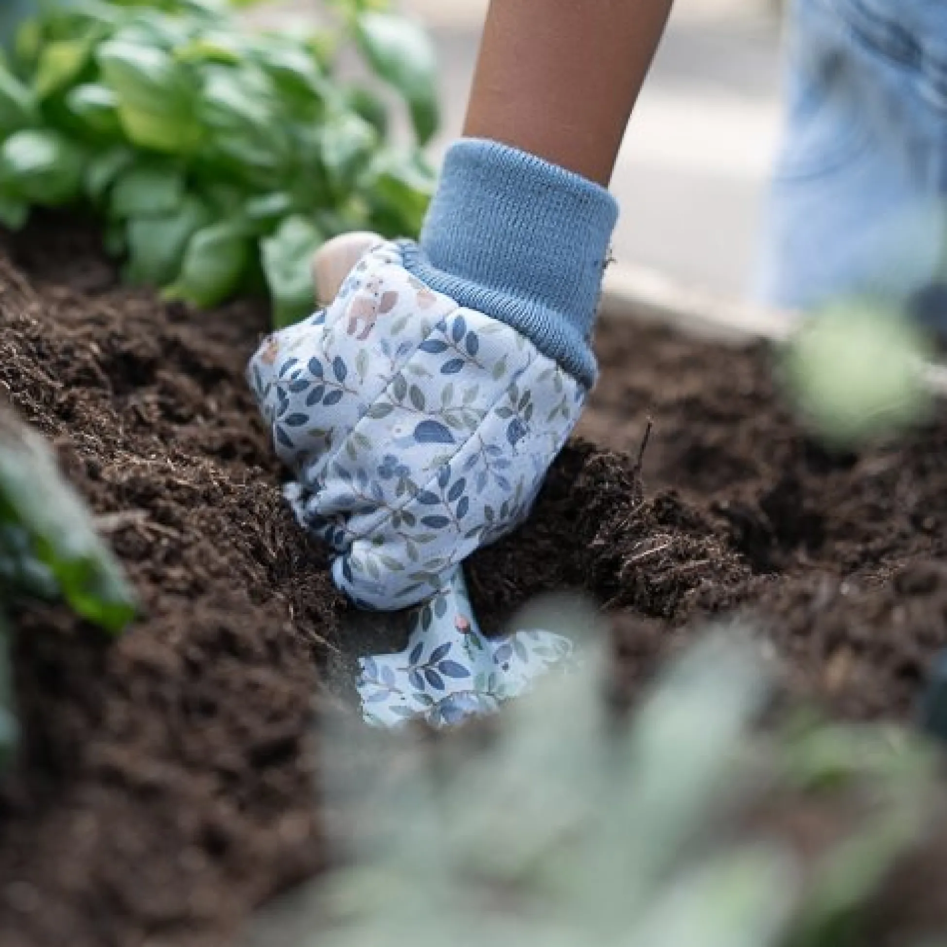 Garden gloves - Blue - Forest Friends