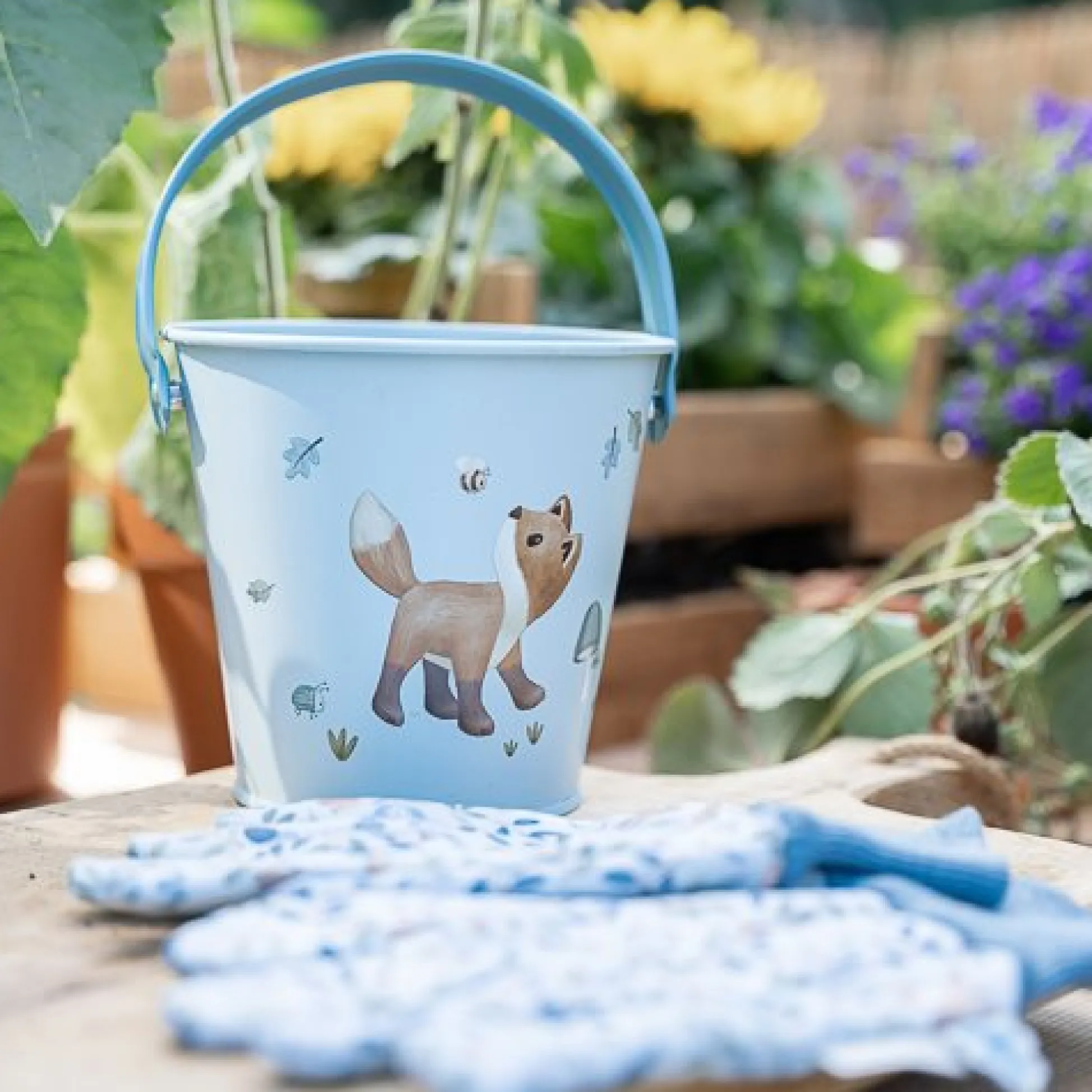 Garden gloves - Blue - Forest Friends