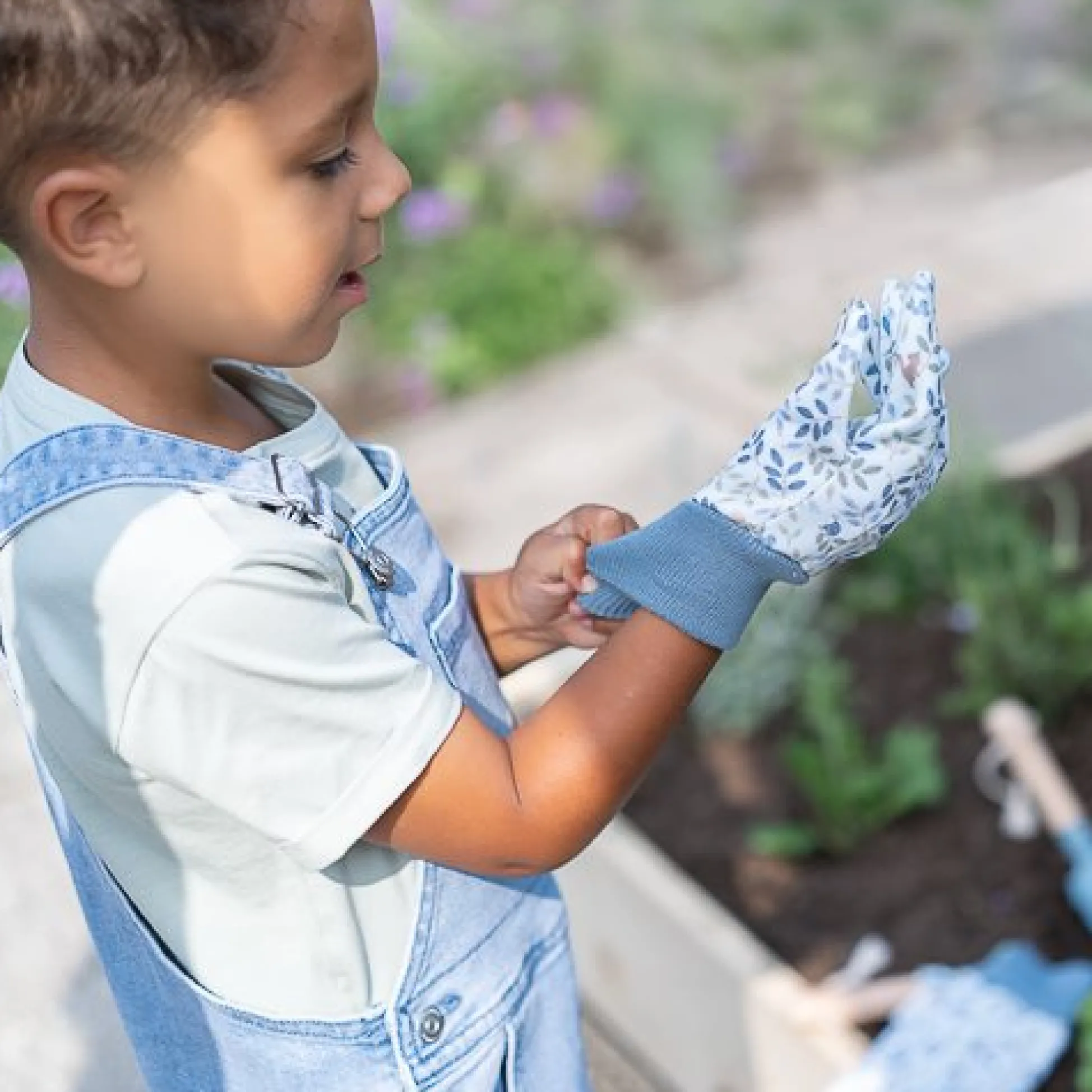 Garden gloves - Blue - Forest Friends
