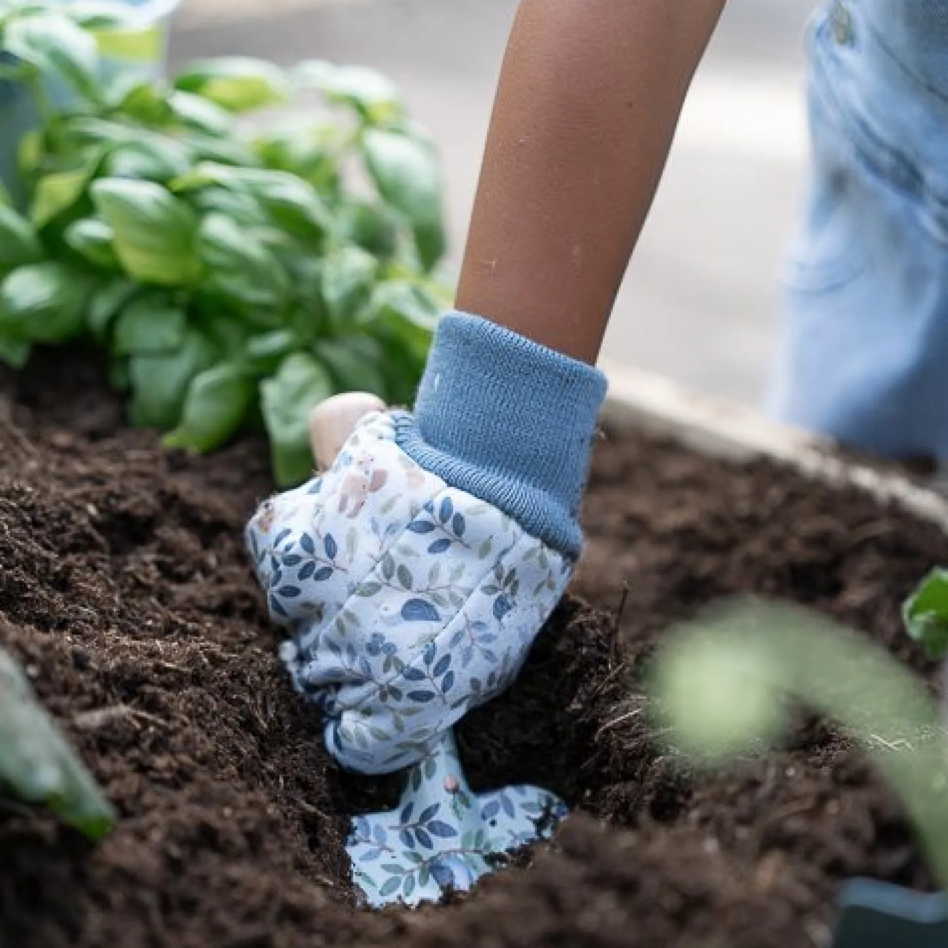 Garden gloves - Blue - Forest Friends