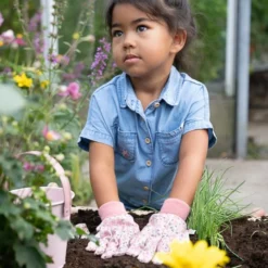 Garden gloves - Pink - Fairy Garden
