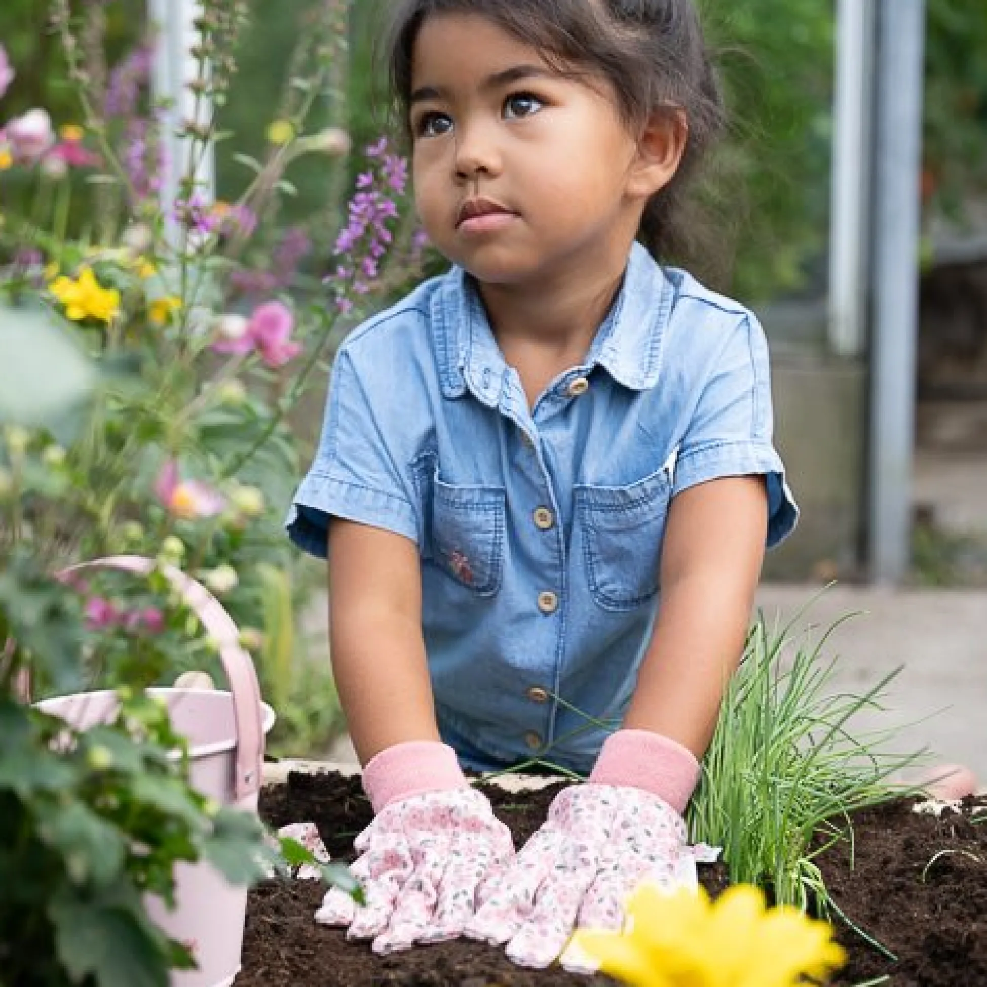 Garden gloves - Pink - Fairy Garden
