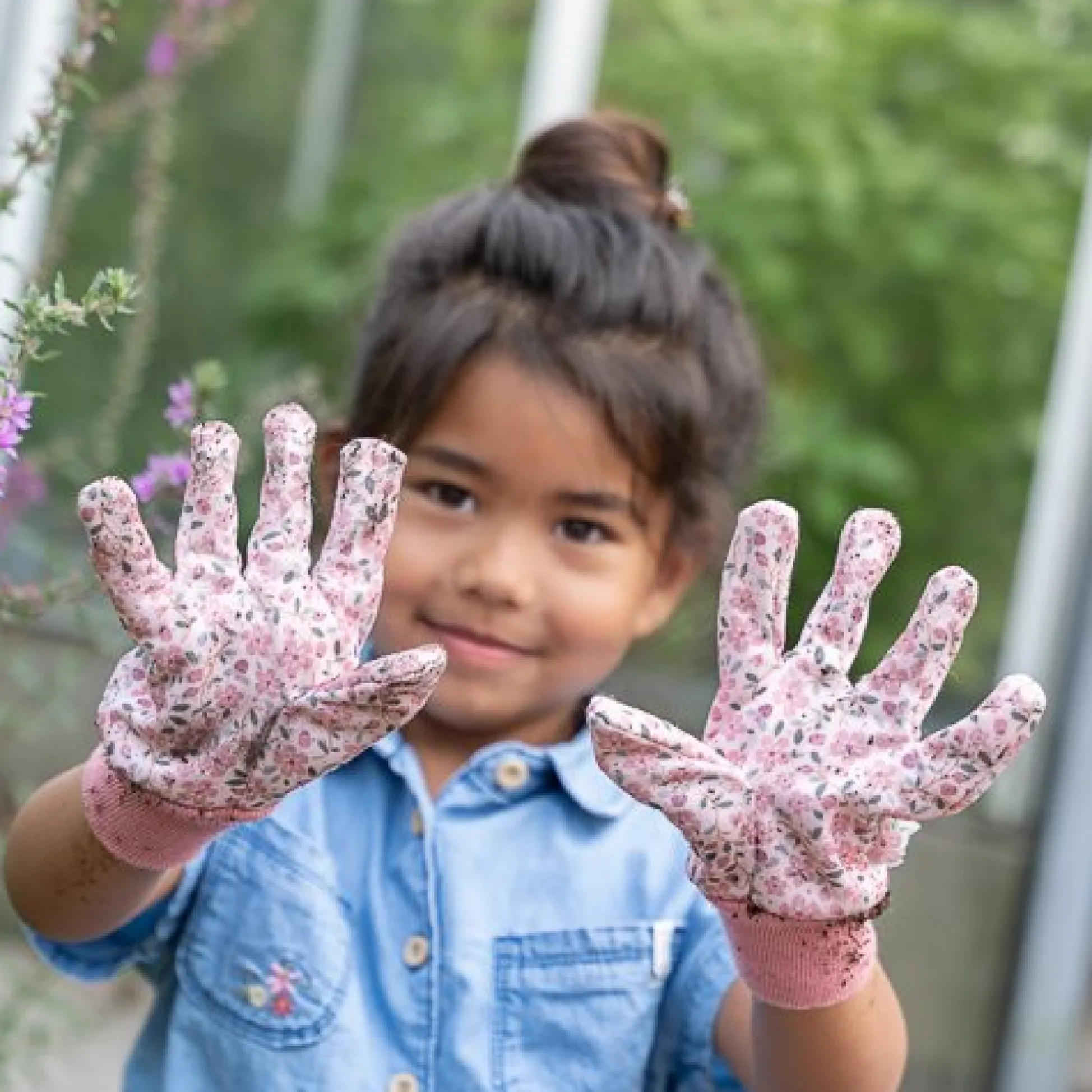 Garden gloves - Pink - Fairy Garden