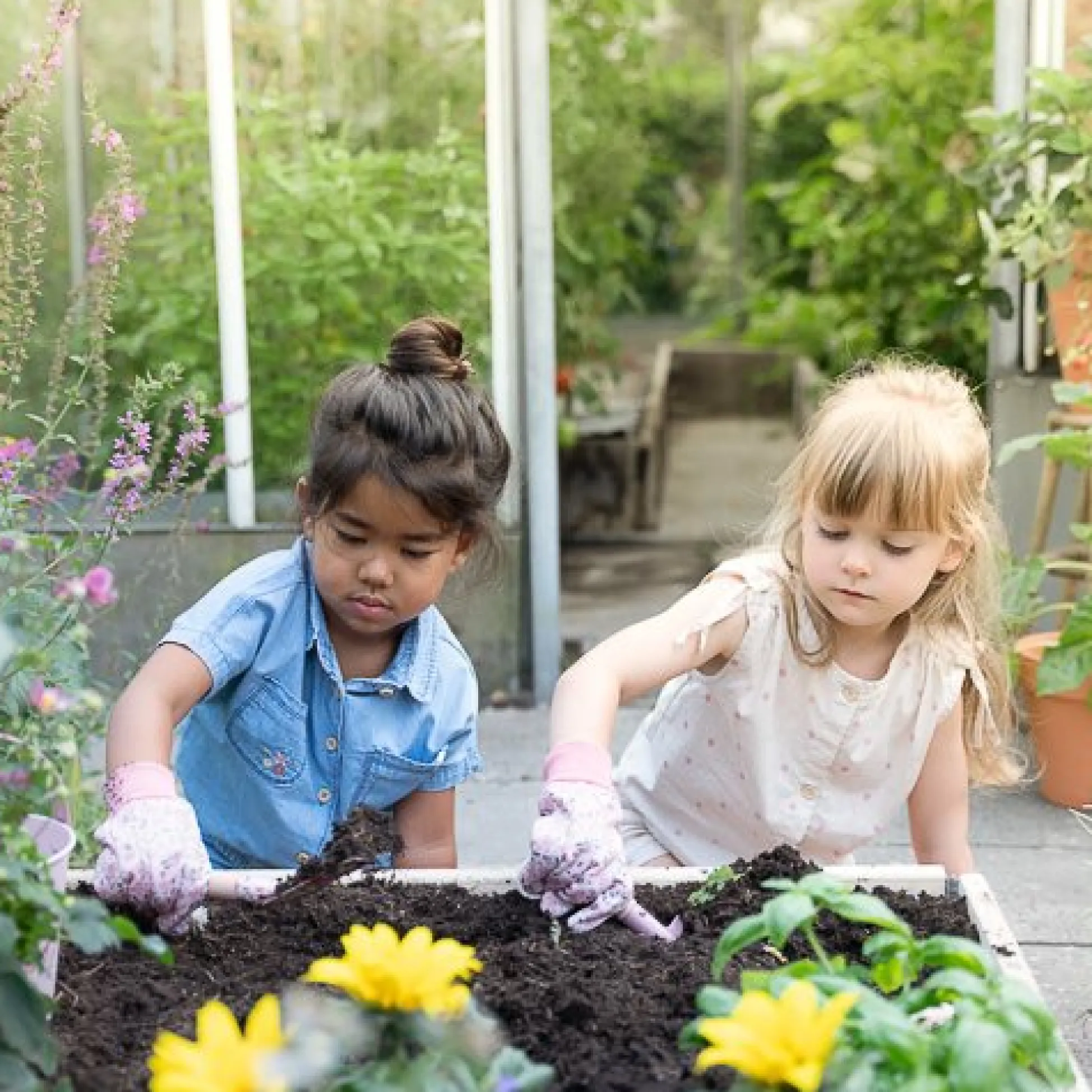 Garden gloves - Pink - Fairy Garden