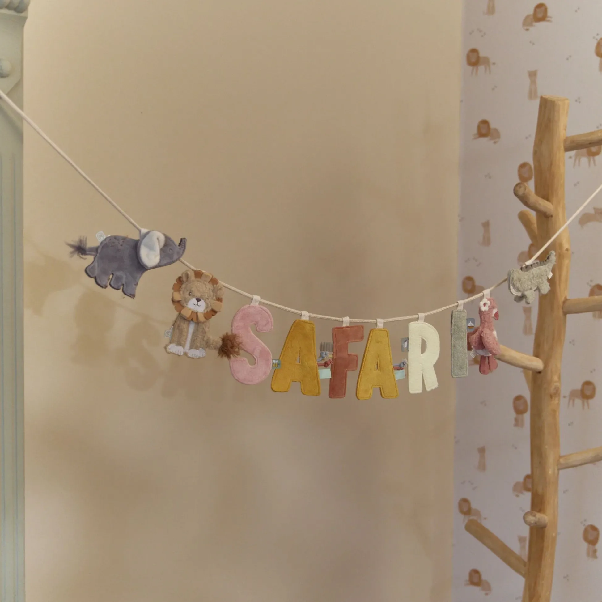 Garland element Elephant - Gray