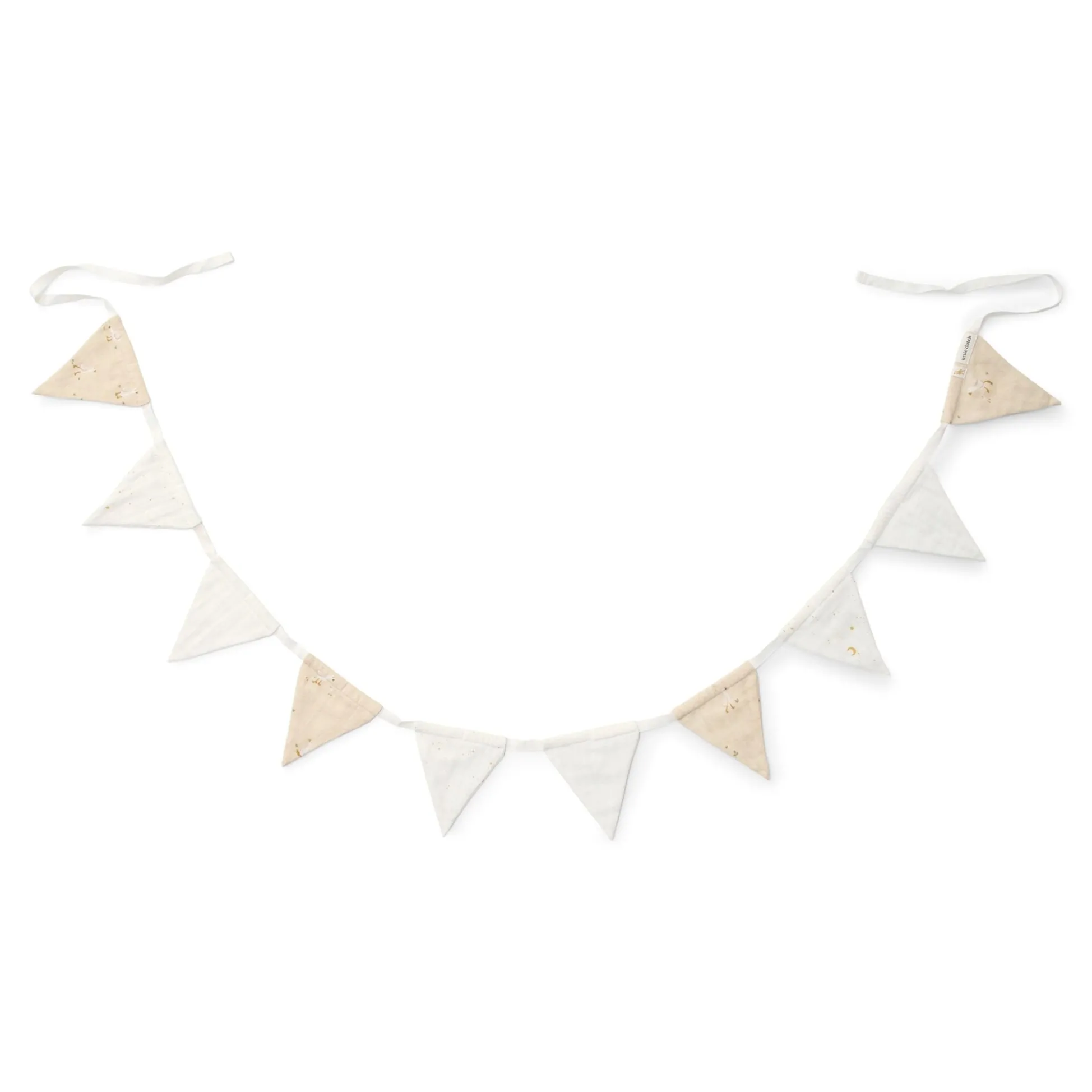 Garland with flags - Beige - Newborn Naturals - Little Goose