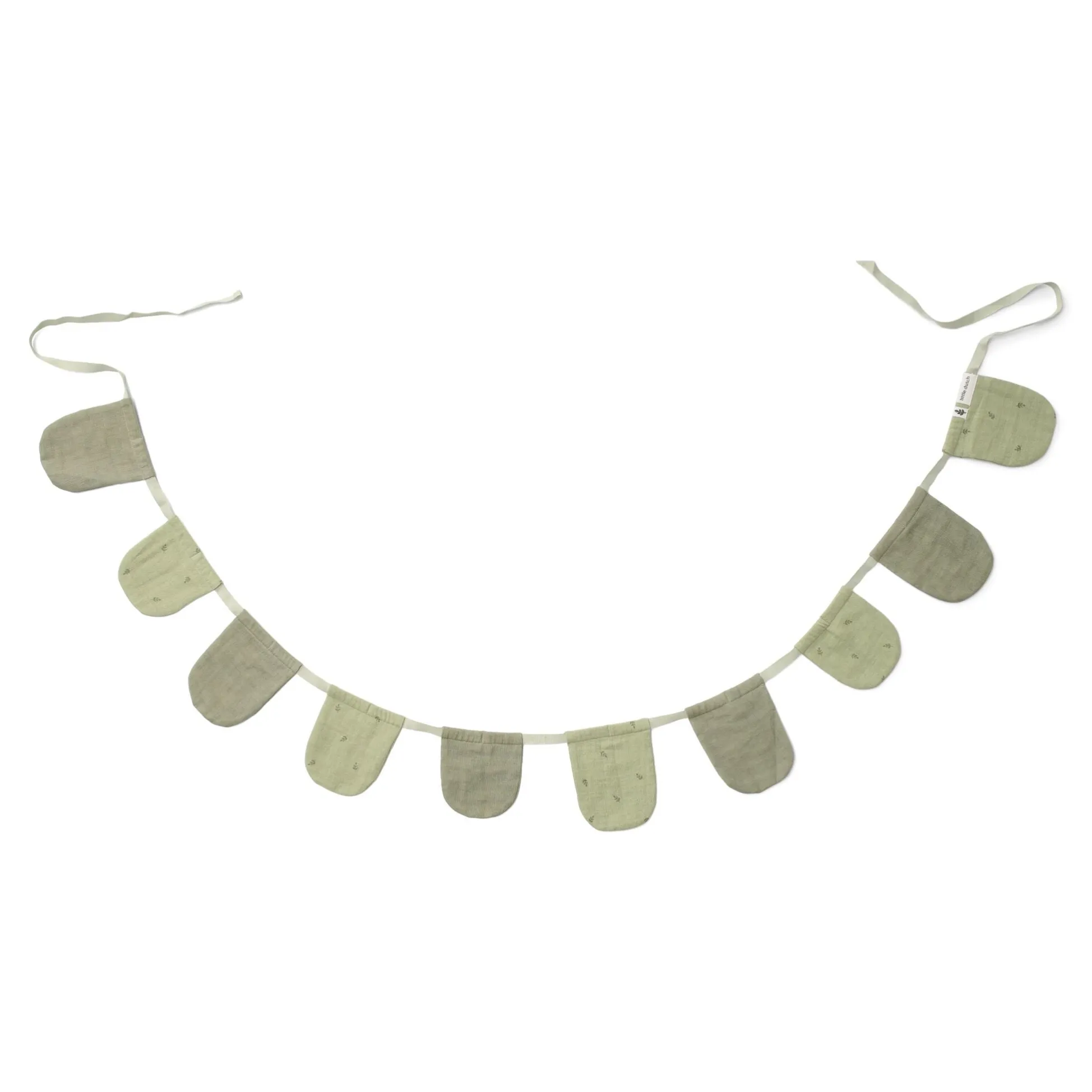 Garland with flags - Green - Essentials