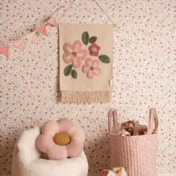 Garland with flags - Pink - Fairy Garden - Fairy Floral