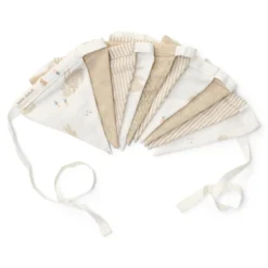 Garland with flags - White - Newborn Naturals - Baby Bunny