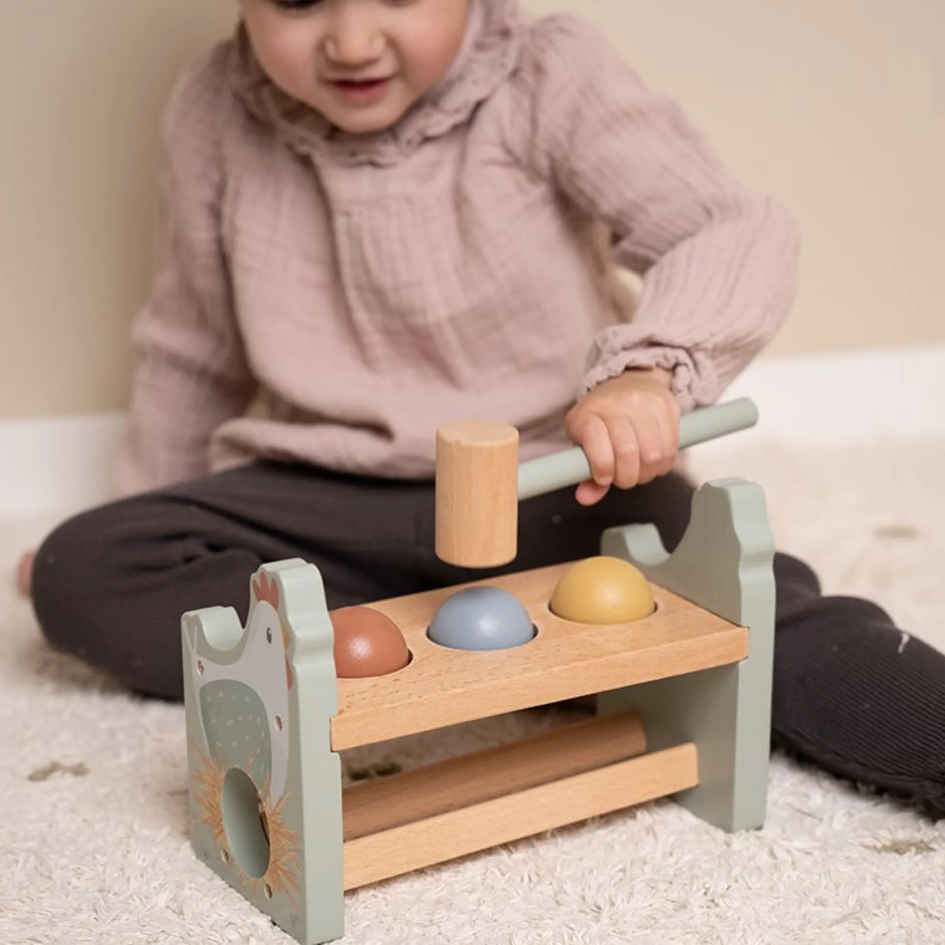 Hammer bench with balls Little Farm