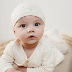 Hat - Beige - Newborn Naturals - Little Goose