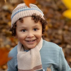 Hat - Brown - Forest Friends - Stripe
