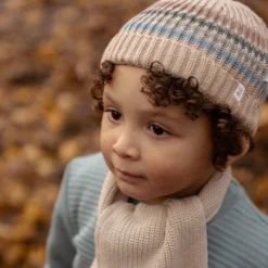 Hat - Brown - Forest Friends - Stripe