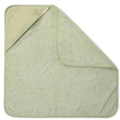Hooded towel - Green - 100 x 100 - Essentials