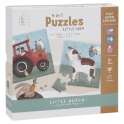 4 in 1 puzzle Little Farm